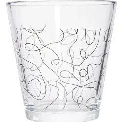 Gifi Gobelet verre motif line art 25cl - x3| Vaisselle Et Accessoires De Table