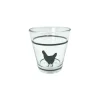 Gifi Gobelet verre motif poule 25cl - x3| Vaisselle Et Accessoires De Table