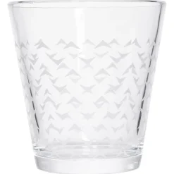 Gifi Gobelet verre motif triangulaire 25cl - x3| Vaisselle Et Accessoires De Table