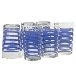Vaisselle Et Accessoires De Table<Gifi Gobelet verre rayé multicolore assorti x6