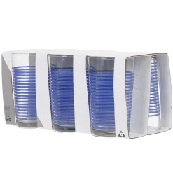 Vaisselle Et Accessoires De Table<Gifi Gobelet verre rayé multicolore assorti x6
