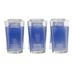 Vaisselle Et Accessoires De Table<Gifi Gobelet verre rayé multicolore assorti x6