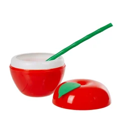 Gifi Gourde plastique et paille pomme| Vaisselle Et Accessoires De Table