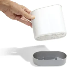 Rangement De Cuisine<Gifi Égouttoir à couverts plastique gris 17,3x17,3xH9,2cm