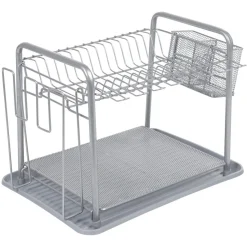 Rangement De Cuisine<Gifi Égouttoir à vaisselle métallique gris