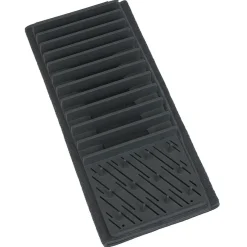 Rangement De Cuisine<Gifi Égouttoir avec tapis pliable gris foncé 11 rangées 12 picots