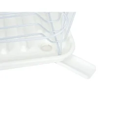 Rangement De Cuisine<Gifi Égouttoir blanc avec bac de récupération et gouttière d'écoulement