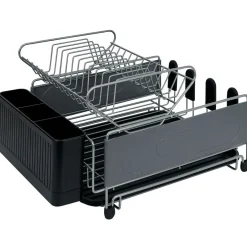 Rangement De Cuisine<Gifi Égouttoir extensible en métal et plastique gris 41,5x30xH23,5cm