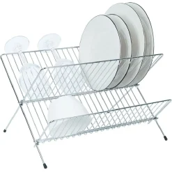 Rangement De Cuisine<Gifi Égouttoir pliable en métal gris 36x31xH22cm