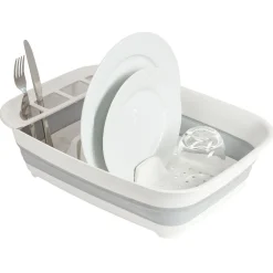 Rangement De Cuisine<Gifi Égouttoir rétractable plastique blanc 45x32,5xH5,5/12cm