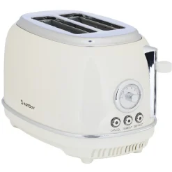 Petit Électroménager<Gifi Grille pain Homday retro blanc crème