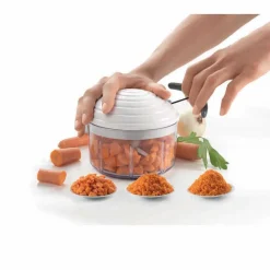 Petit Électroménager<Gifi Hachoir manuel multiusage transparent couvercle blanc 500 ml