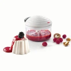 Petit Électroménager<Gifi Hachoir manuel multiusage transparent couvercle blanc 500 ml