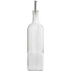 Gifi Huilier en verre avec bouchon inox| Vaisselle Et Accessoires De Table