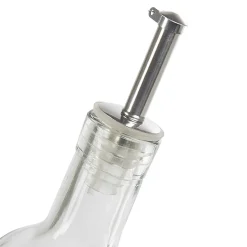 Gifi Huilier en verre avec bouchon inox| Vaisselle Et Accessoires De Table