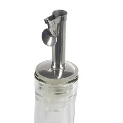 Gifi Huilier en verre avec bouchon inox| Vaisselle Et Accessoires De Table