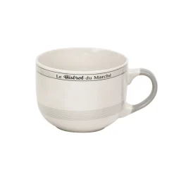 Gifi Jumbo en porcelaine design Bistrot du Marché 47 cl| Vaisselle Et Accessoires De Table