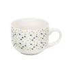 Gifi Jumbo en porcelaine motif triangle multicolore 47 cl| Vaisselle Et Accessoires De Table