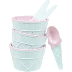 Vaisselle Et Accessoires De Table<Gifi Kit à glace bol et cuillère x3