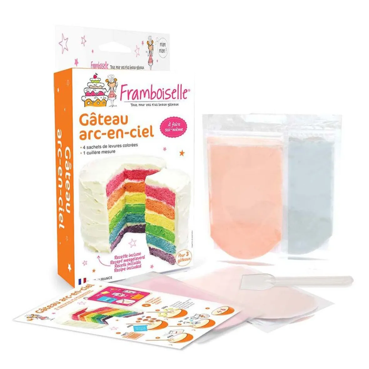 Préparation Culinaire<Gifi Kit préparation gâteau arc-en-ciel