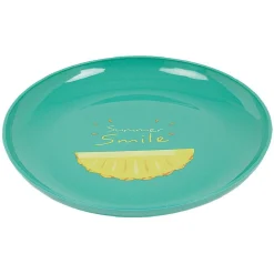 Vaisselle Et Accessoires De Table<Gifi Lot de 4 assiettes à dessert bleu Ananas Summer smile