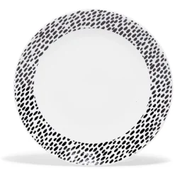 Gifi Lot de 4 assiettes à dessert rondes porcelaine Ø19 cm| Vaisselle Et Accessoires De Table