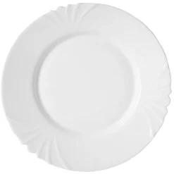 Gifi Lot de 6 assiettes plates Luminarc Opal Cadix| Vaisselle Et Accessoires De Table