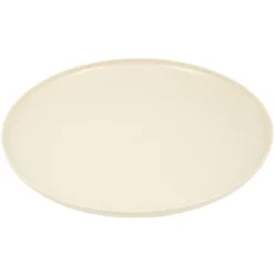 Gifi Lot de 4 assiettes plates beige| Vaisselle Et Accessoires De Table