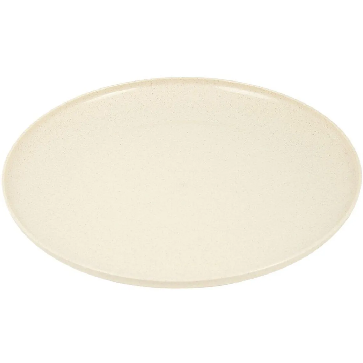Gifi Lot de 4 assiettes plates beige| Vaisselle Et Accessoires De Table