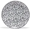 Gifi Lot de 4 assiettes plates rondes porcelaine Ø24 cm| Vaisselle Et Accessoires De Table