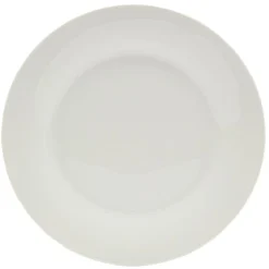 Gifi Lot de 10 assiettes rondes plates céramique uni blanc| Vaisselle Et Accessoires De Table