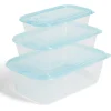 Conservation Alimentaire<Gifi Lot de 3 boîtes de conservation alimentaire en plastique