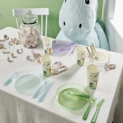 Gifi Lot de 12 couverts pour enfant plastique coloré| Vaisselle Et Accessoires De Table