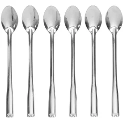 Gifi Lot de 6 cuillères à mazagran en inox| Vaisselle Et Accessoires De Table