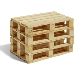 Vaisselle Et Accessoires De Table<Gifi Lot de 4 dessous de verre en bois style palette 12x8xH2cm