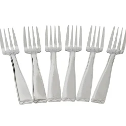 Gifi Lot de 6 fourchettes en inox| Vaisselle Et Accessoires De Table