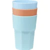 Gifi Lot de 3 gobelets colorés 380 ml| Vaisselle Et Accessoires De Table