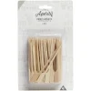 Gifi Lot de 48 piques pour l'apéritif en bambou| Vaisselle Et Accessoires De Table