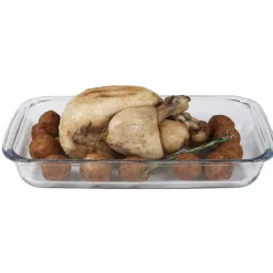 Cuisson<Gifi Lot de 3 plats à four empilables en verre