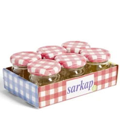 Vaisselle Et Accessoires De Table<Gifi Lot de 6 pots à confiture acier et verre Ø4,5xH4,6cm