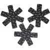 Cuisson<Gifi Lot de 3 protège-poêles Ø38cm polyester noir ou gris
