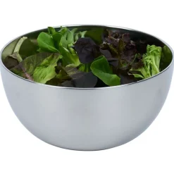 Gifi Lot de 3 saladiers en inox Ø18,7/23,6/28,5cm| Vaisselle Et Accessoires De Table