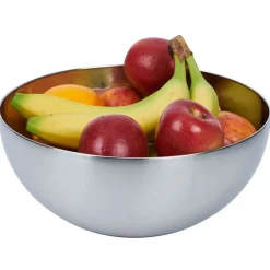 Gifi Lot de 3 saladiers en inox Ø18,7/23,6/28,5cm| Vaisselle Et Accessoires De Table