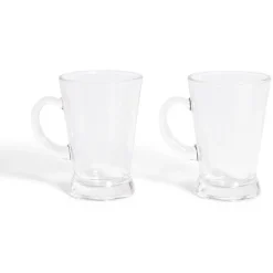 Vaisselle Et Accessoires De Table<Gifi Lot de 2 tasses à café 170ml verre transparent