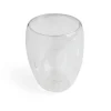 Vaisselle Et Accessoires De Table<Gifi Lot de 2 tasses double paroi verre transparent 350ml
