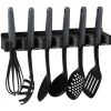 Préparation Culinaire<Gifi Lot de 6 ustensiles avec support noir gris