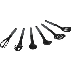 Préparation Culinaire<Gifi Lot de 6 ustensiles avec support noir gris