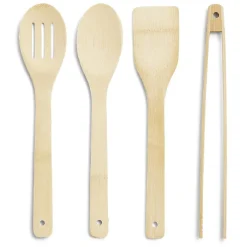 Préparation Culinaire<Gifi Lot de 4 ustensiles de cuisine dans pot en bambou