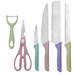 Préparation Culinaire<Gifi Lot de 6 ustensiles de découpe inox