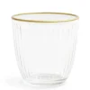 Vaisselle Et Accessoires De Table<Gifi Lot de 3 verres bas 29,5cl avec bord doré